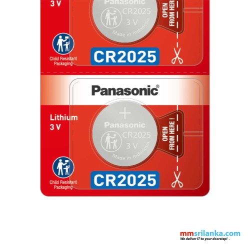 Panasonic CR2025 Lithium 3V Coin Battery