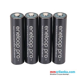 Panasonic Eneloop Pro AA 2550mAh Rechargeable Batteries - 4 Pack