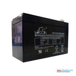 LEOCH 12V 9.0 AH Rechargeable UPS Battery