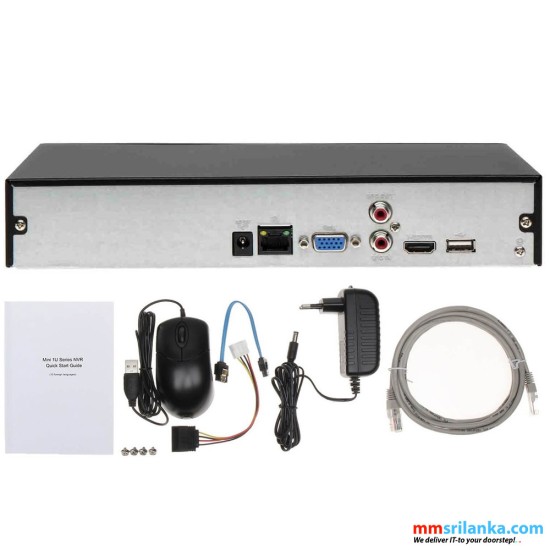 Dahua 4 Channel NVR Compact 1U Lite H.265 Network Video Recorder (2Y)