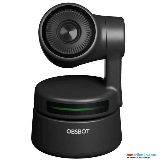 OBSBOT Tiny Webcam 1080P PTZ, AI-Powered Tracking & Auto Framing, Webcam with Microphone Noise Reduction, Gesture Control, 30 FPS, HDR Low-Light Correction, Web Camera for PC, Streaming, Meeting
