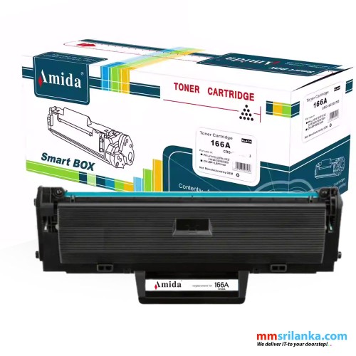 Amida 166A Compatible Toner Cartridge for HP 1008a, 1008w, 1188a, 1188w