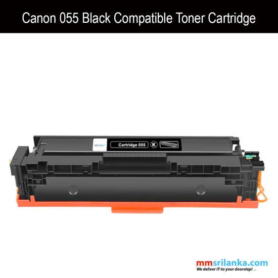 Canon 055 Black Compatible Toner Cartridge