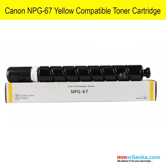 Canon NPG 67 Yellow Compatible Toner Cartridge for Canon IR C3330 C3325 C3320 C3320L 3525