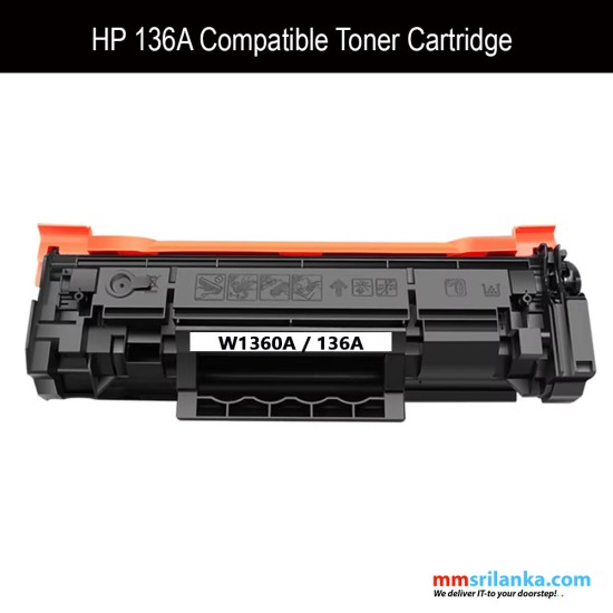 HP 136A Black Compatible LaserJet Toner Cartridge