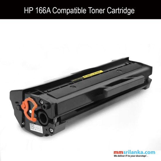 HP 166A Black Compatible Laser Toner Cartridge - W1660A