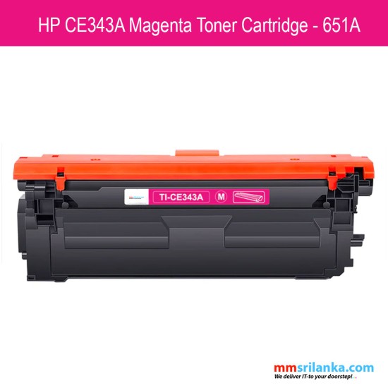 HP 651A Magenta Compatible Toner Cartridge - CE343A