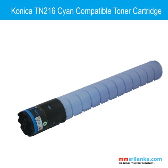 Konica Minolta Bizhub TN216 Cyan Compatible Toner Cartridge