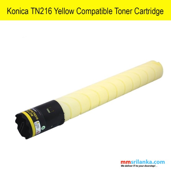 Konica Minolta Bizhub TN216 Yellow Compatible Toner Cartridge