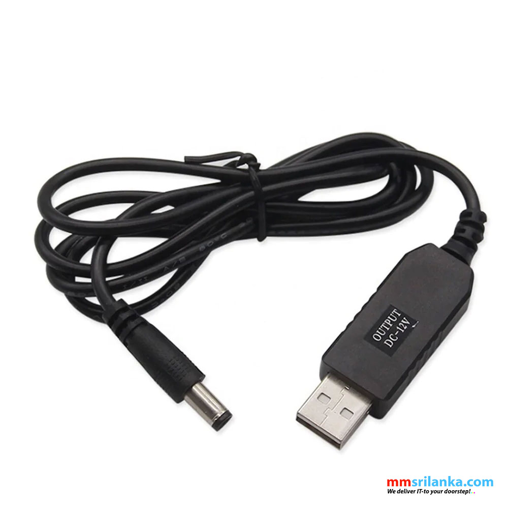 DC 5-12V USB 500mA Digital Display Booster Cable Voltage Rising Wire 1 Meter