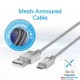 Promate Heavy-Duty Mesh-Armored Micro-USB Data & Charge Cable