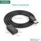 UGREEN USB 3.0 Extension Male cable 2m