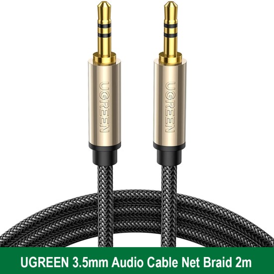 UGREEN 3.5mm Audio Cable Net Braid 2m