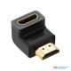 UGREEN HDMI 90 degree angle adapter for HDMI cable output downwards