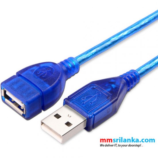 USB 2.0 Male To Female Extension 3m Cable High Speed USB Extension Data Transfer Sync Cable