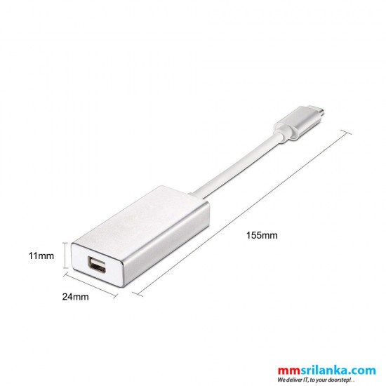 USB Type C to Mini DisplayPort / Mini DP Adapter Cable