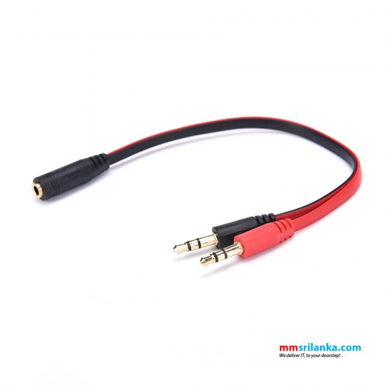 3.5mm Jack 1 Male To 2 Female 8 Inch Audio Headphone Y Or Dual Splitter  Cable Connector at Rs 35/piece, Connectors in Delhi