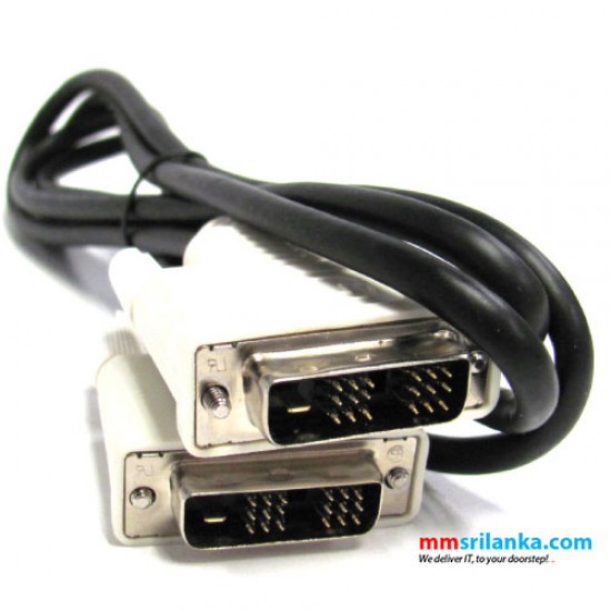 DVI-D Single Link Male to Male 1.5m Cable