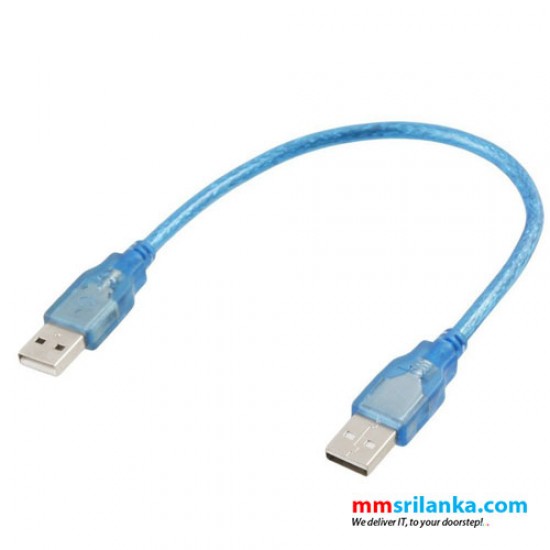 USB 2.0 Type A/A Male to Male Extension 1 Feet Cable