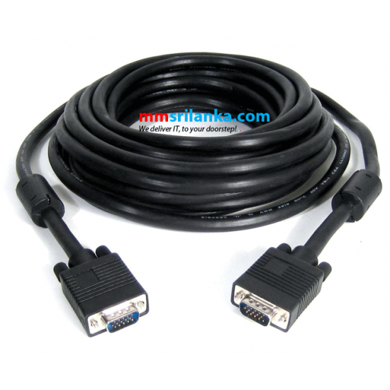 VGA Male to Male Connection 20 Meter Cable