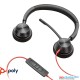 Poly - Blackwire 3320 - Wired, Dual-Ear (Stereo) Headset with Boom Mic - USB-A to Connect to Your PC, Mac - Works with Teams (Certified), Zoom (1Y)