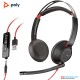 Poly Blackwire 5220 Stereo USB-A Headset (1Y)