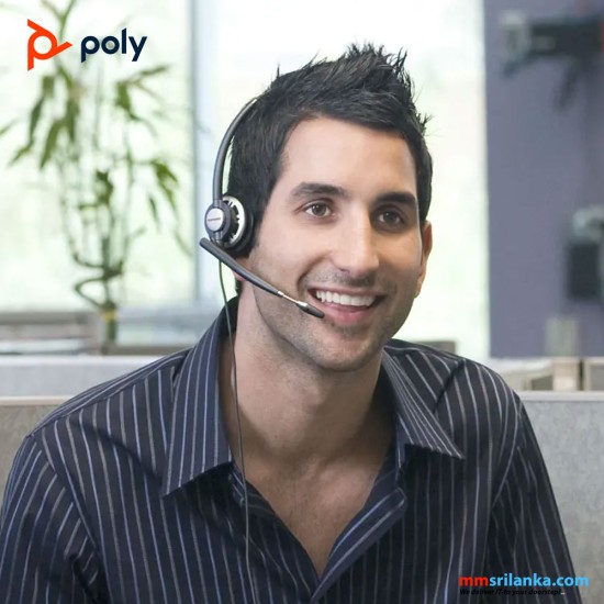 Poly EncorePro 715 Headset, Over-the-head, Monaural Noise-Canceling