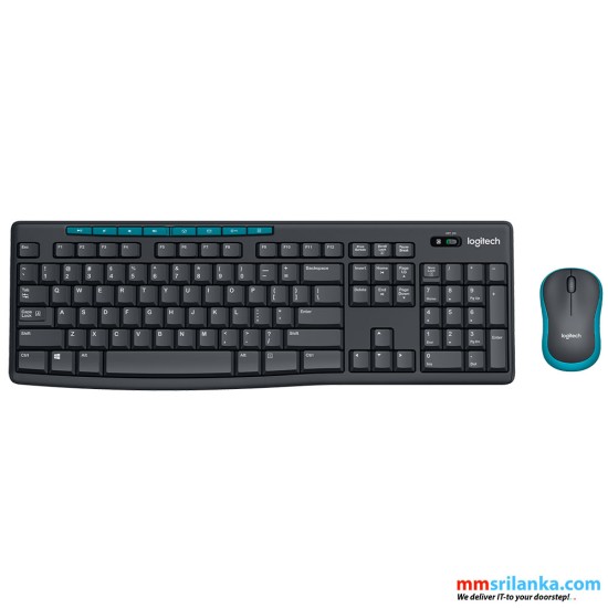 Logitech MK275 Wireless Keyboard and Mouse Combo (2Y)