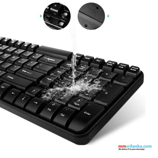 Rapoo X1800s Wireless Combo Keyboard Mouse Multimedia Hotkey