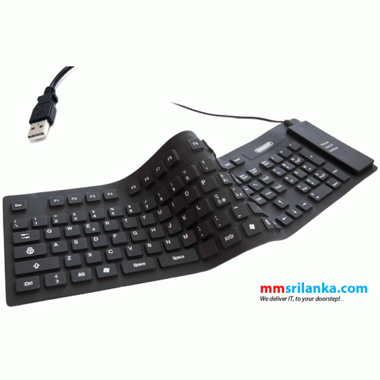 Flexible Full-Sized USB Keyboard