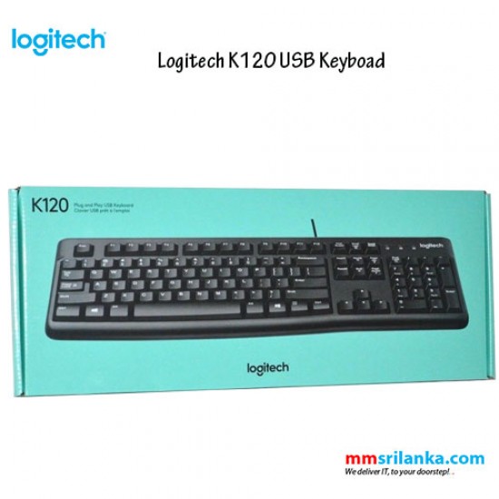 Logitech Wired USB Standard Computer Keyboard K120 (2Y)