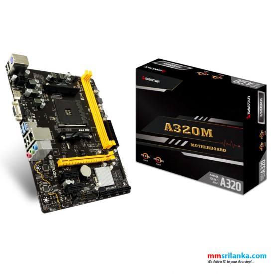 Biostar A320MH Desktop Motherboard for AMD RYZEN/ ATHLON Processors