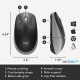 Logitech M190 Wireless Mouse - Full Size Curve Design (1Y)