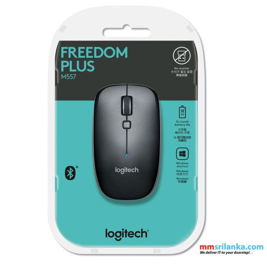 Logitech M557 Bluetooth Mouse for Windows & Mac