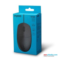 Rapoo N100 Optical USB Wired Mouse