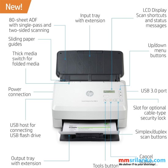 HP ScanJet Enterprise Flow 5000 s5 (1Y)