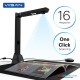 VIISAN VK16 Portable USB Book & Document Scanner with Auto-Flatten and Deskew, OCR Technology, 16MP Document Camera for Desktop/Laptop, Capture Size A3, Compatible with Windows & mac OS