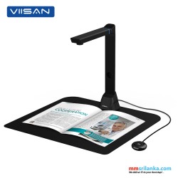 VIISAN VK16 Portable USB Book & Document Scanner with Auto-Flatten and Deskew, OCR Technology, 16MP Document Camera for Desktop/Laptop, Capture Size A3, Compatible with Windows & mac OS