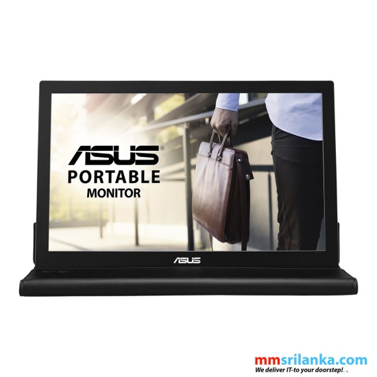 ASUS MB168B Portable USB Monitor - 15.6 inch, HD, USB-powered, Ultra-slim, Smart Case (3Y)