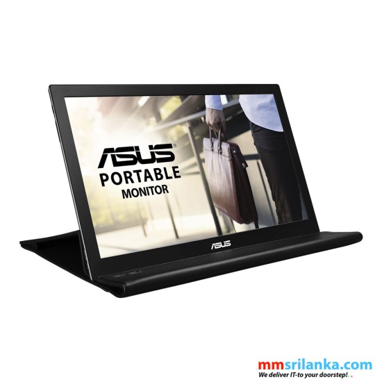 ASUS MB168B Portable USB Monitor - 15.6 inch, HD, USB-powered, Ultra-slim, Smart Case (3Y)