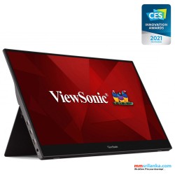 ViewSonic 16" Portable Monitor with IPS Touchscreen, 2 Way Powered 60W USB C, Eye Care, Dual Speakers, Built in Stand with Cover 
