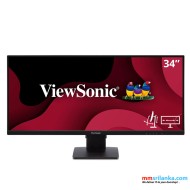 ViewSonic 34" Ultra-Wide IPS WQHD Resolution Monitor (3-Side Borderless, Height Adjustment, Dual Speakers, Dual HDMI, DP Port) (3Y)