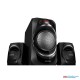 KUMI 2.1 Channel Multimedia Bluetooth Speaker System with FM Radio, SD CARD and USB Play