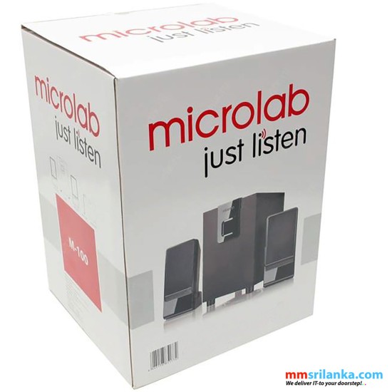 Microlab M100 10 Watt 2.1 Multimedia Speaker for PC and Multimedia Entertainment