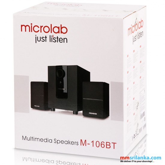 Microlab M106BT 2.1 Subwoofer Speaker with Bluetooth (1Y)