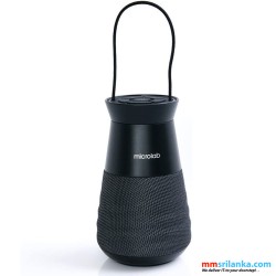 Microlab Lighthouse True Wireless Portable Black Speaker And Lantern (6M)