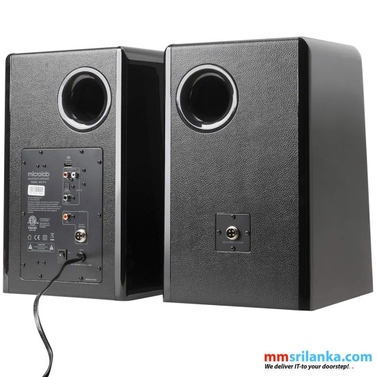 Microlab SOLO 16 High Performance Active Powered Bluetooth Bookshelf Speakers - 180W RMS (1Y)