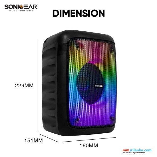 SONICGEAR AUDIOX PRO 500HD | RGB SPEAKER | HI-DEFINITION AUDIO (1Y)