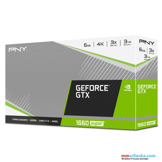 PNY GeForce® GTX 1660 SUPER™ 6GB Single Fan Graphic Card