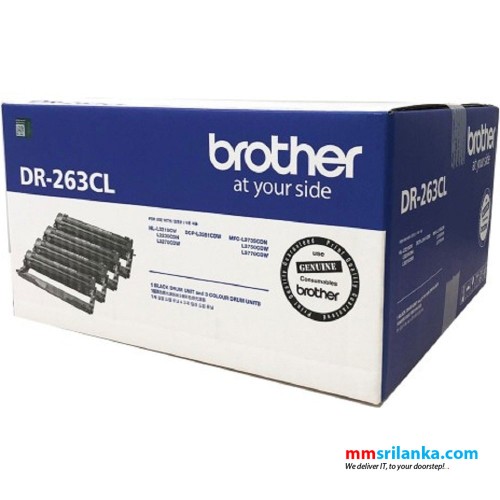 Brother DR-263CL Drum Unit for HL-L3230CDN / HL-L3270CDW / DCP-L3551CDW / MFC-L3750CDW / MFC-L3770CDW printer